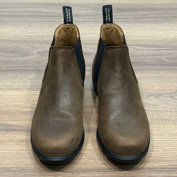 Blundstone Women’s #1970 Low Heel Chelsea Boots in Antique Brown Size 8 - Picture 2 of 12